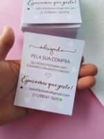 Cartão Agradecimento Personalizado