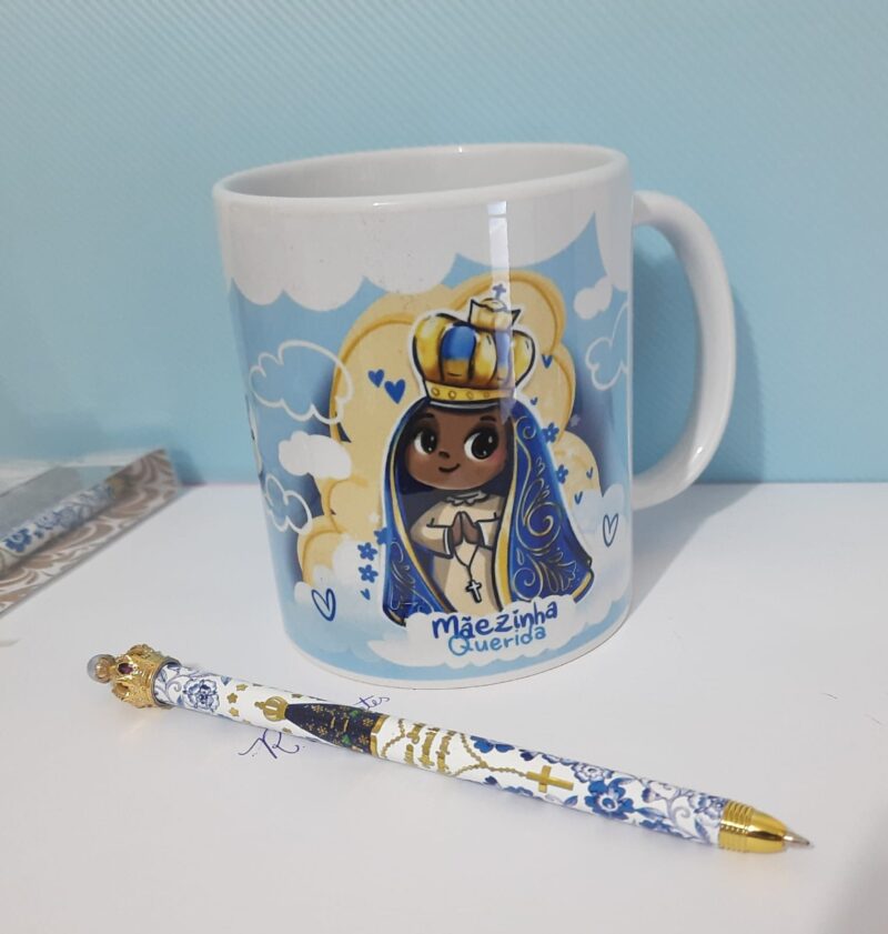 Kit Caneca Nossa Senhora + Caneta - Imagem 2